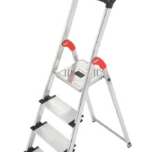 Hailo ComfortLine XXR - EasyClix - Aluminium Safety Household 4 Steps Ladder HLO-8030-401