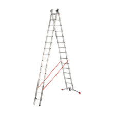 Hailo ProfiLot - Aluminium Multi-Purpose 2x15 Rungs Ladder HLO-9415-501