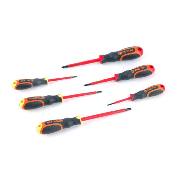 Tactix Screwdriver insulated 6 Piece Set TTX-205601