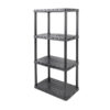 Tactix 4 - Tier Plastic Shelf Unit TTX-320400