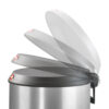 Hailo - Pedal Bin T1 M - 11 Litre - Stainless Steel - HLO-0513-019