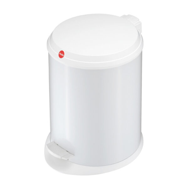 Hailo - Pedal Bin T1 M - 11 Litre - White - HLO-0513-419