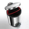 Hailo - Pedal Waste Bin T2 M - 11 Litre - Stainless Steel - HLO-0513-039