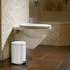 Hailo - Pedal Bin T2 S - 4 Litre - White - HLO-0704-429