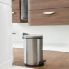 Hailo - Pedal Bin T2 S - 4 Litre - Anti Fingerprint - HLO-0704-034