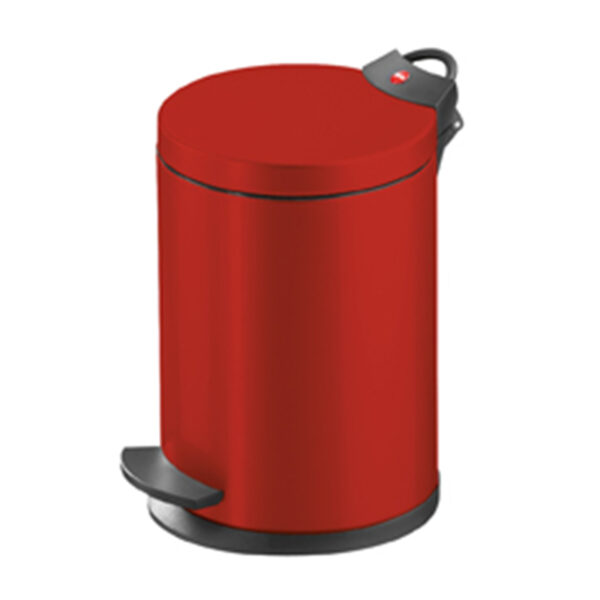 Hailo - Pedal Bin T2 S - 4 Litre - Red - HLO-0704-259