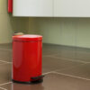 Hailo - Pedal Bin T2 S - 4 Litre - Red - HLO-0704-259