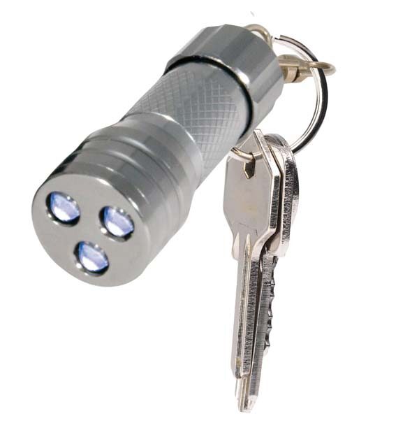 True Utility - Compact Microlite (3 Led) Silver - TRU-283