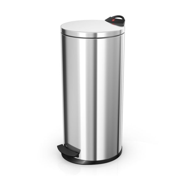 Hailo - Pedal Bin T2 L - 19 Litre - Stainless Steel - HLO-0520-032
